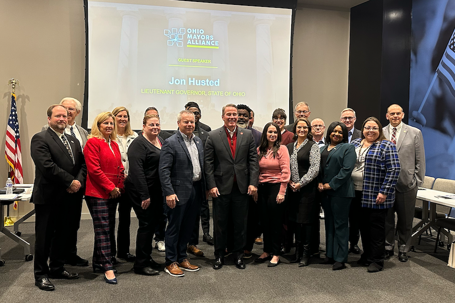 Ohio city mayors attend the annual Ohio Mayors Alliance meeting, a bipartisan coalition representing