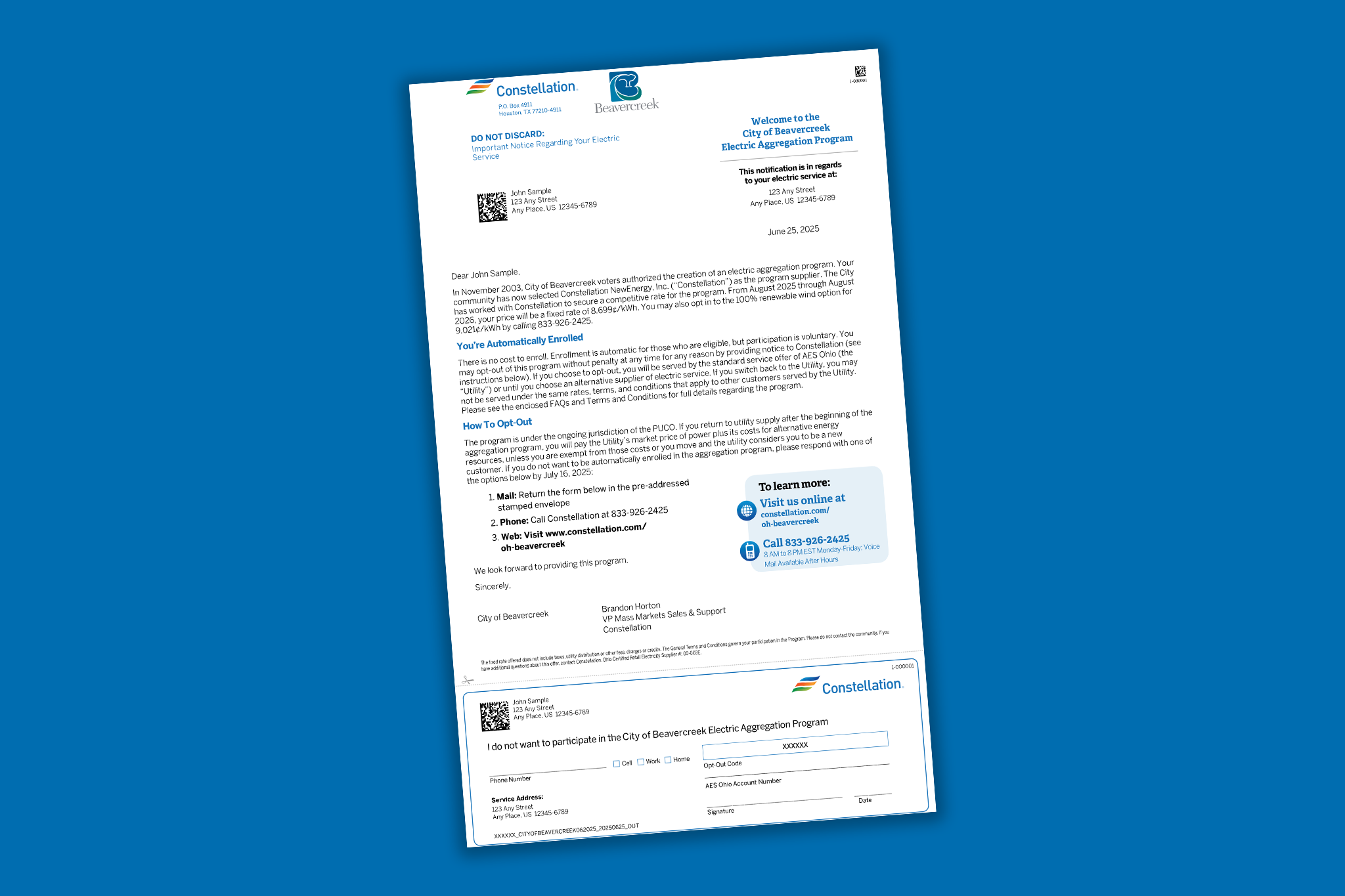 Example of electric aggregation letter 